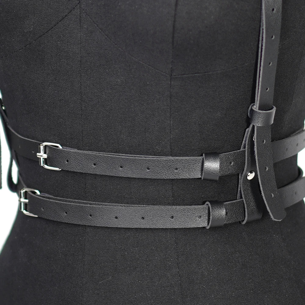 Corset Leather Lingerie Bondage Fashion Harness belt