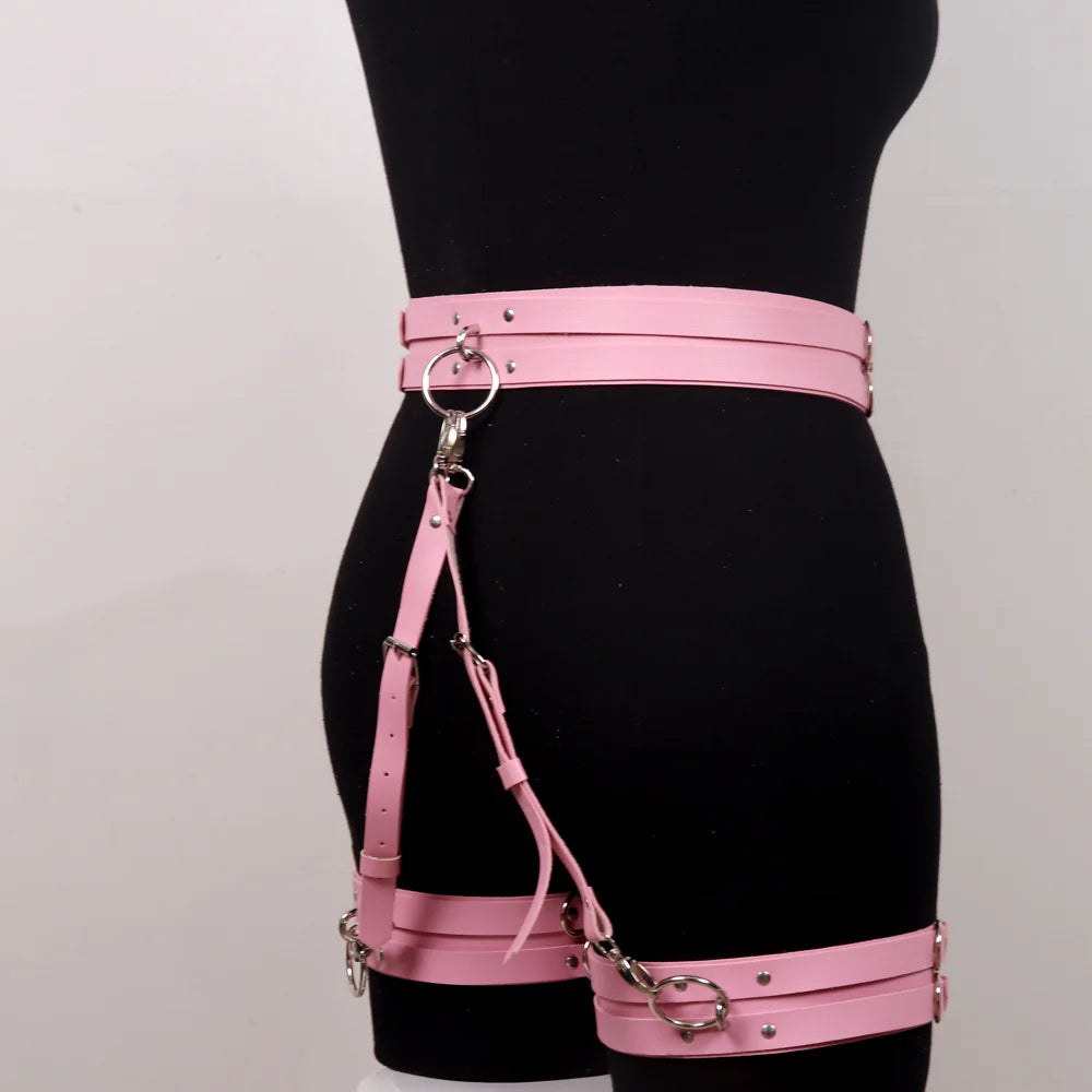 Sexy  Garter Leather Harness Women