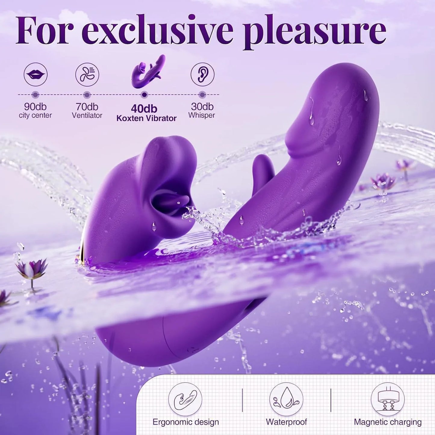 3 in 1 G Spot Vibrator Adult Dildo Toy