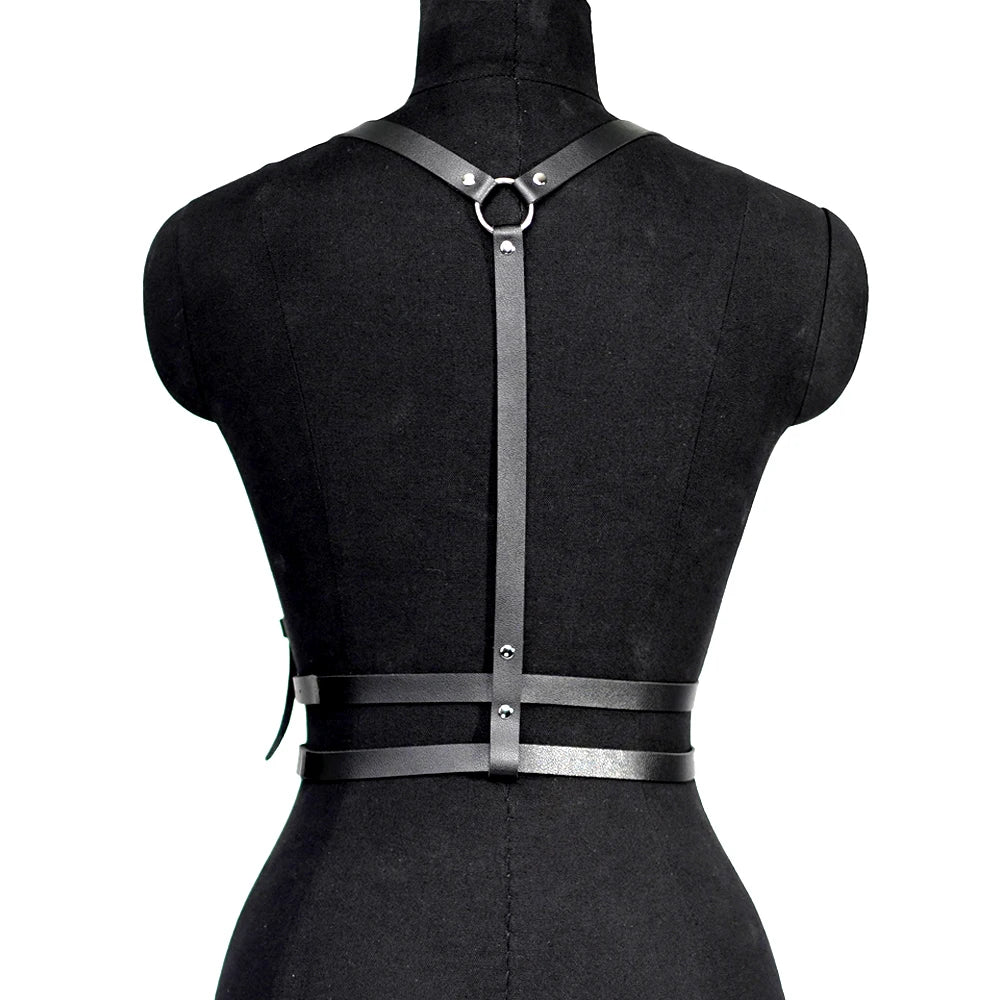 Corset Leather Lingerie Bondage Fashion Harness belt