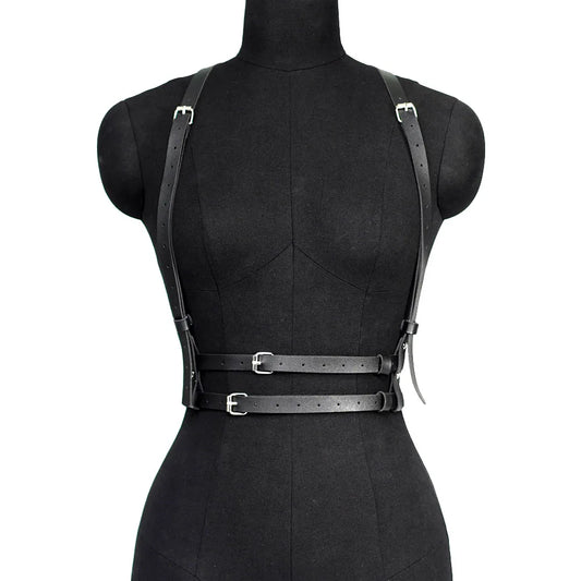 Corset Leather Lingerie Bondage Fashion Harness belt