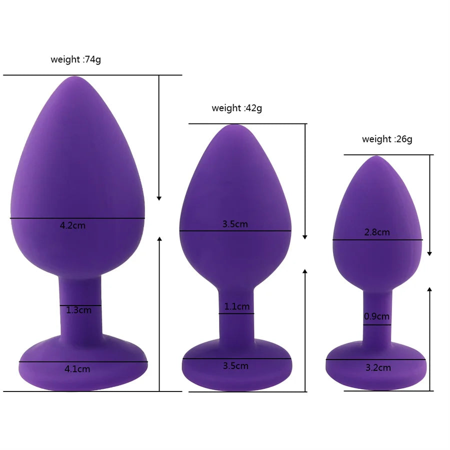 Mini Erotic Bullet Butt Plug Anal  Adult Toys