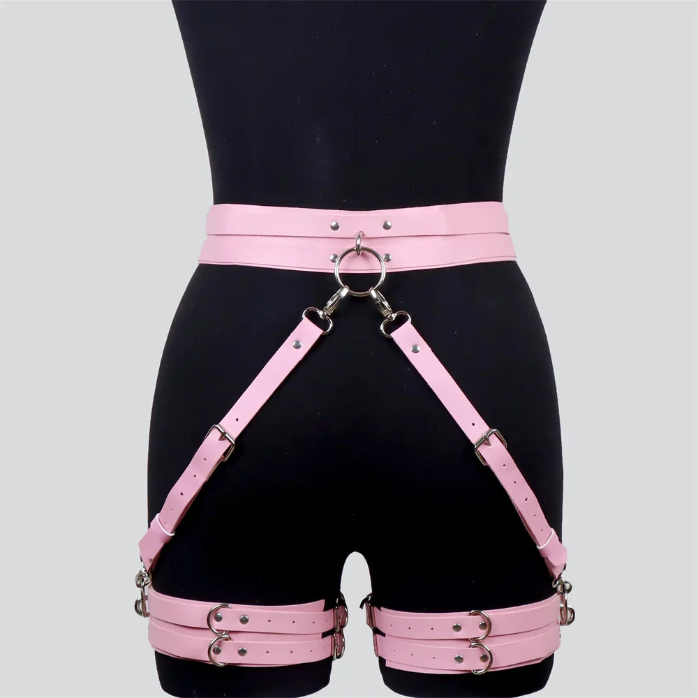 Sexy  Garter Leather Harness Women