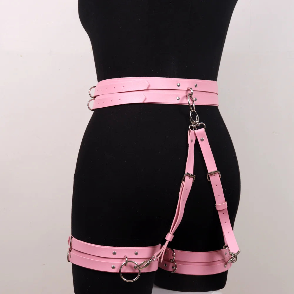 Sexy  Garter Leather Harness Women